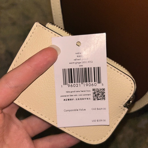 Kate Spade Brown and Cream Reversible  Tote Bag - Picture 7 of 7